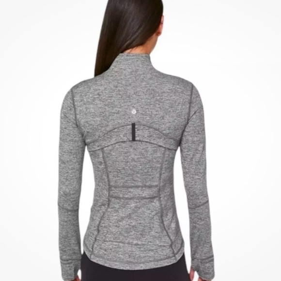 Lululemon Define Zip Jacket Heathered Gray. Great Condition. - Picture 4 of 12